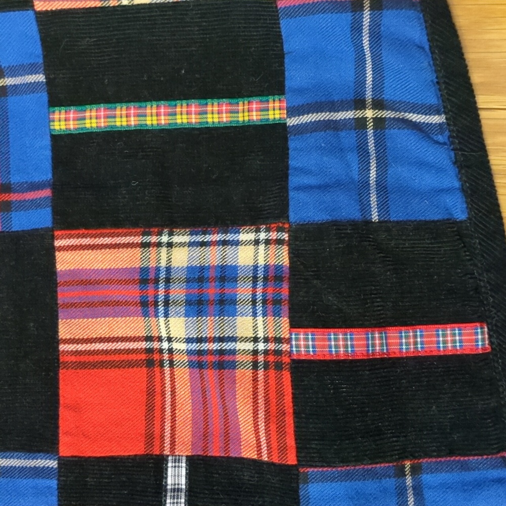 Vintage Susan Bristol Patchwork Corduroy Vest XL - Picture 4 of 6